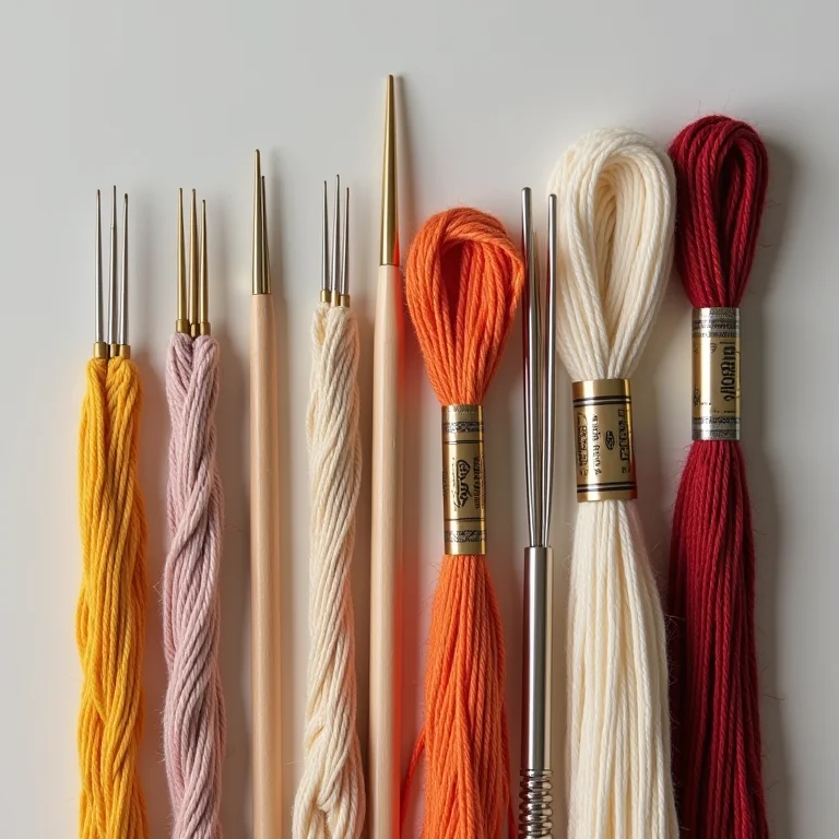 Agulhas de bordado: tipos e tamanhos