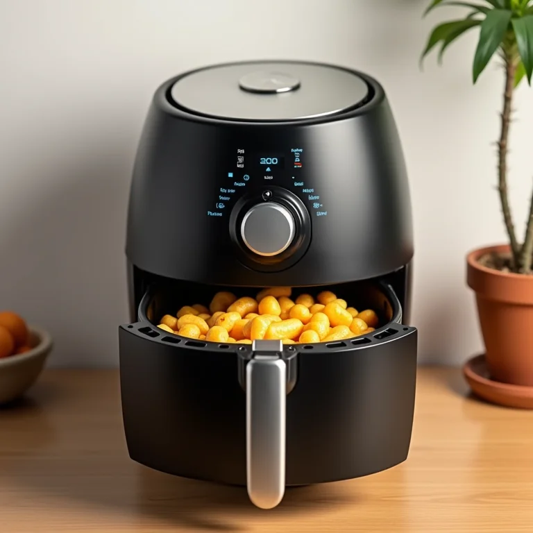 Air fryer da Mundial em close-up.