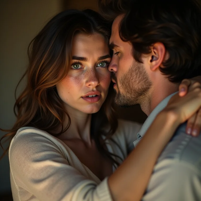 Atores demonstrando falta de química em cena