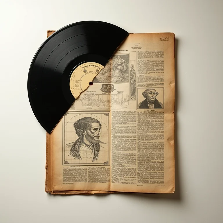 Colagem de objetos vintage diversos