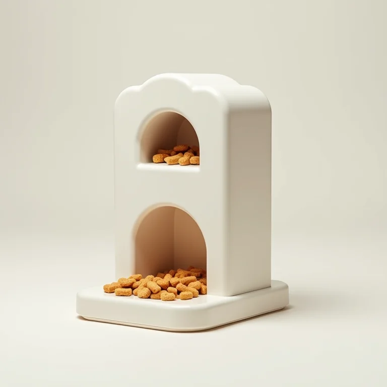 Comedouro com obstáculos para pets