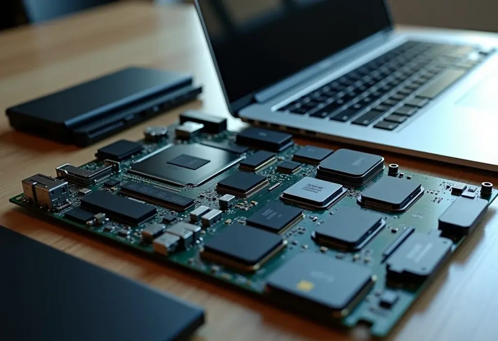 RAM vs. Armazenamento Interno: O Guia Definitivo Para Não Se Confundir Comparativo visual entre memória RAM e armazenamento interno de um computador.