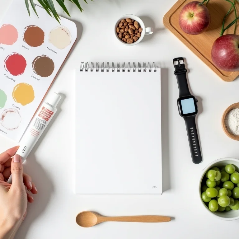 Composição de objetos representando nichos de consultoria