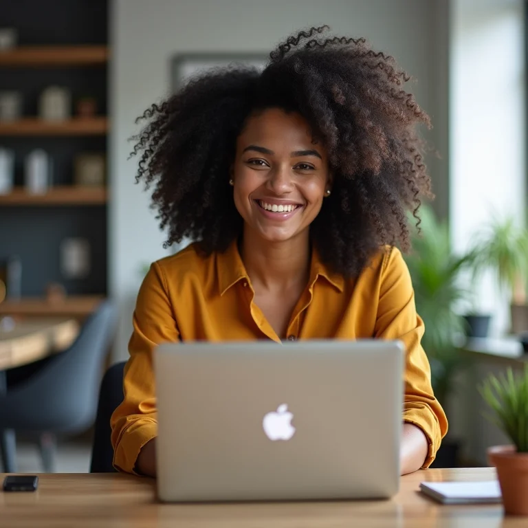 Designer conversando com cliente ideal em videochamada