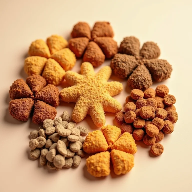 Diversos tipos de ração para pets