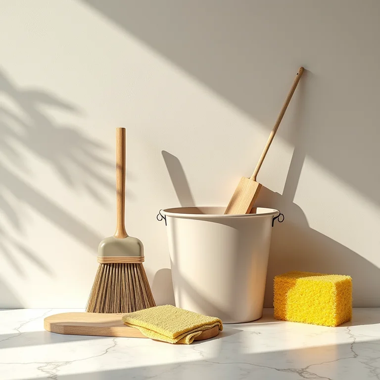 Ferramentas essenciais para limpar Pedra São Tomé