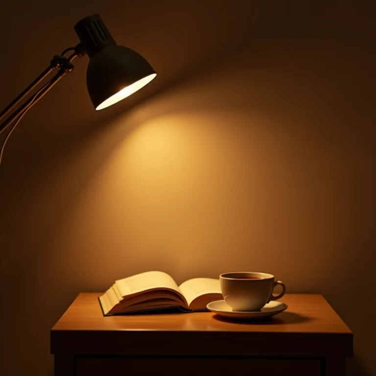 Iluminação aconchegante para um cantinho de leitura perfeito