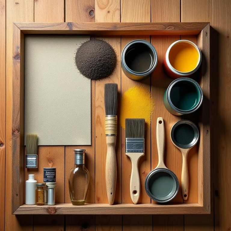 Materiais necessários para pintura de móveis de madeira