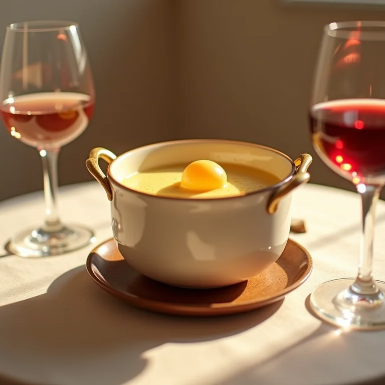 Mesa com fondue e taças de vinho, representando dicas extras de Gramado