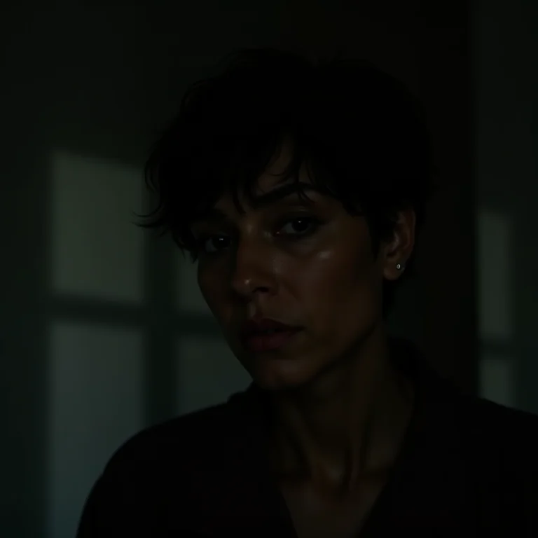 Mulher com expressão perturbada, representando The Sinner.