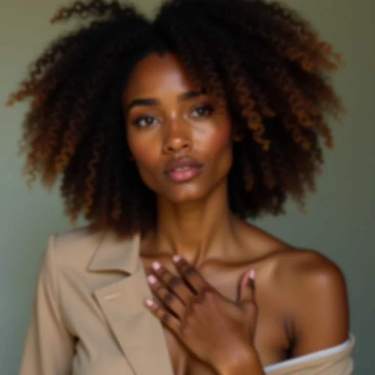 Mulher expressando preocupação e reconhecendo seus sentimentos