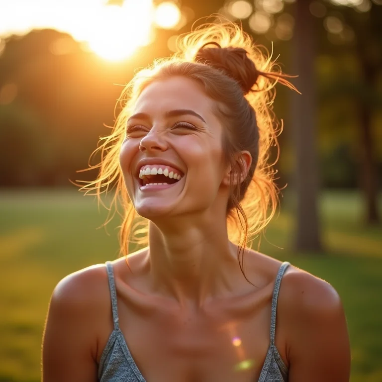 Mulher plus size com penteado para rosto triangular