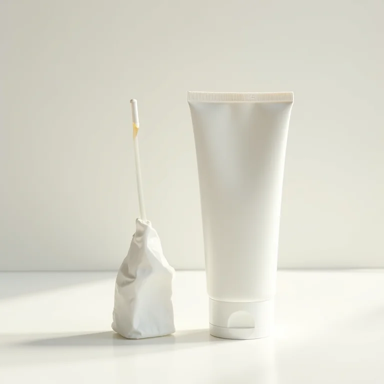 Pasta de dente ao lado de roupa com mancha de óleo leve