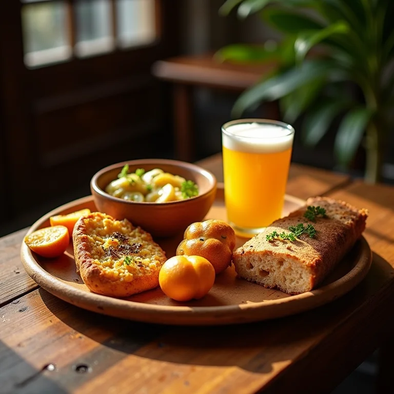 Petiscos e bebidas típicas do Bar do Cícero, Teresina