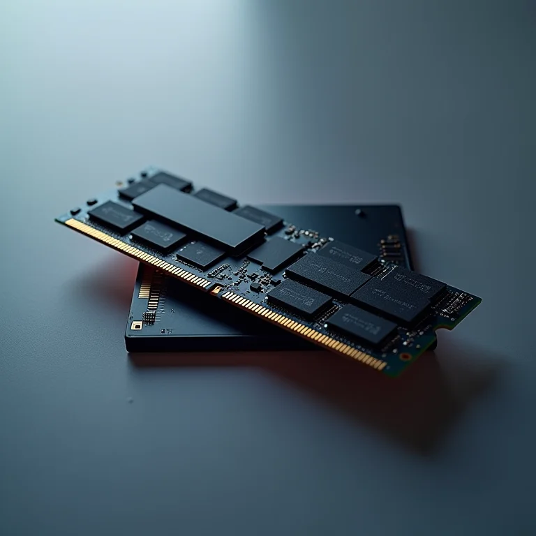 Representação visual da volatilidade da RAM versus a persistência do armazenamento.