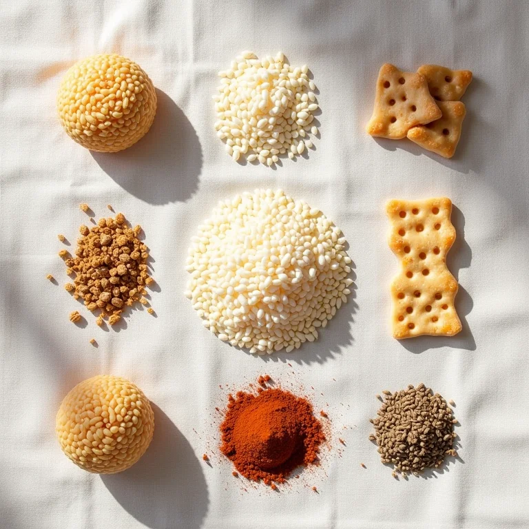 Alternativas de ingredientes para biscoito de arroz