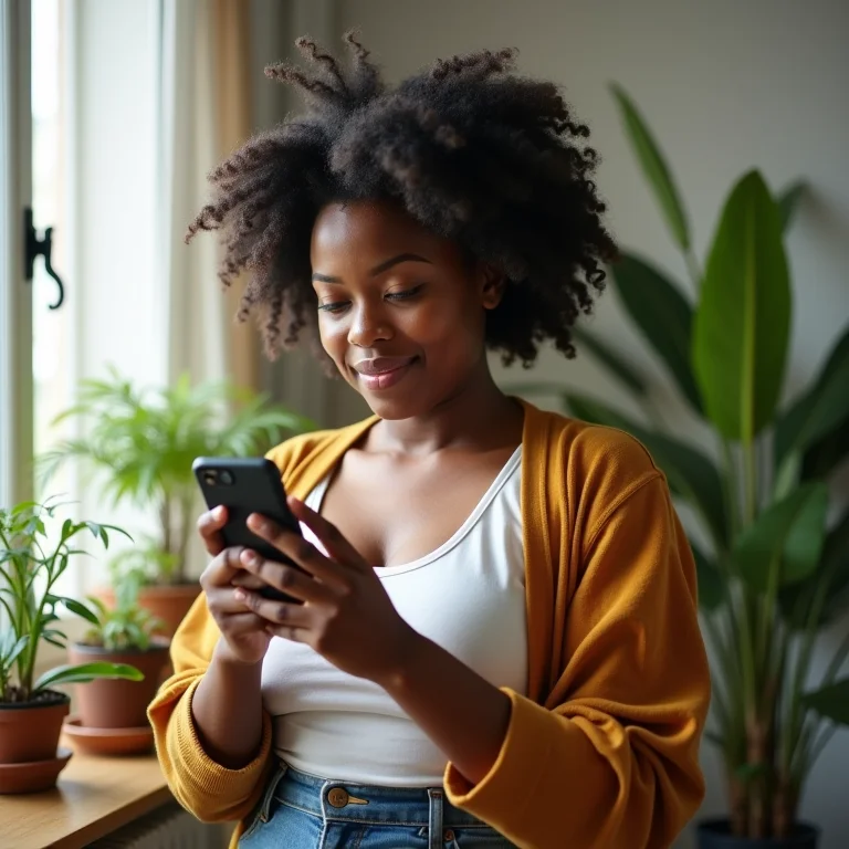 Atualização de software do celular.