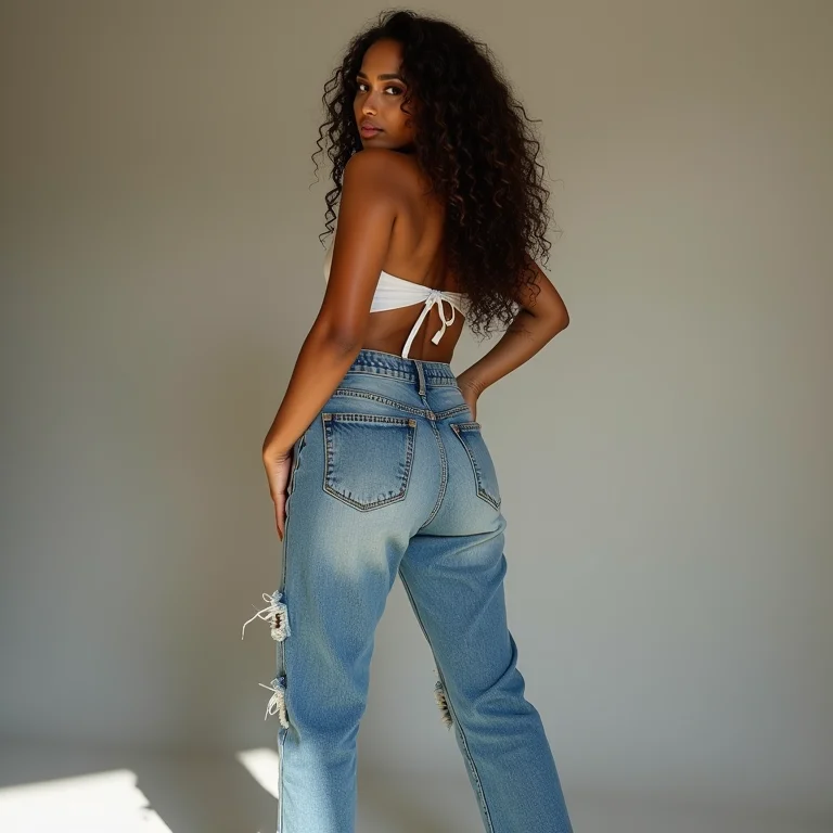 Celebridades que amam calça rasgada