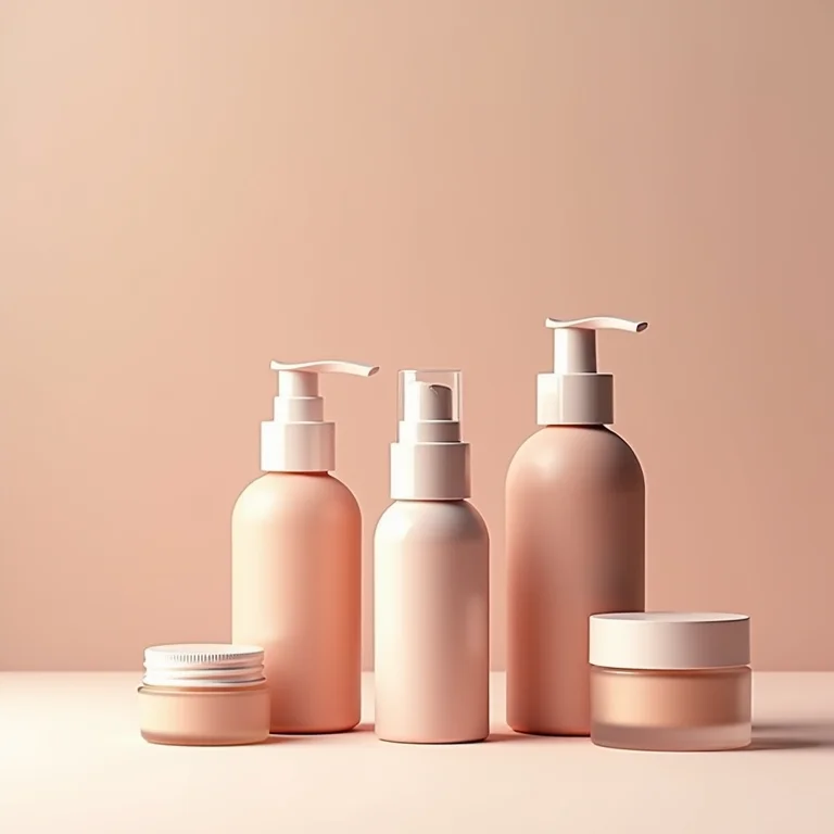 Coleção minimalista de maquiagem