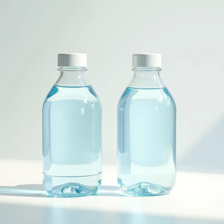 Comparativo entre duas contas de água.