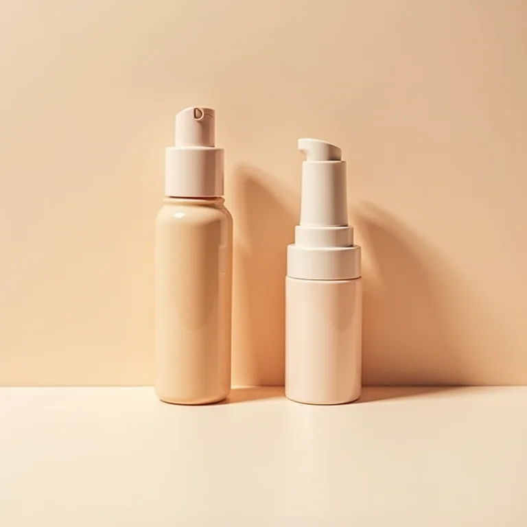 Comparativo entre produto de maquiagem original e falsificado