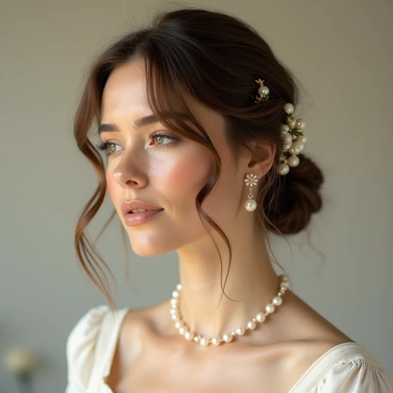 Coque despojado com acessórios para festa