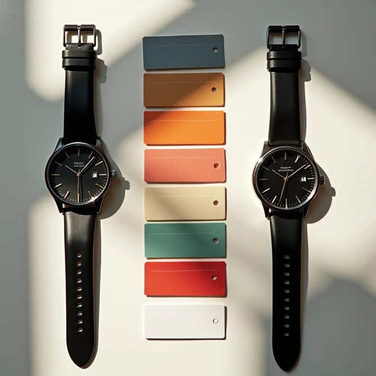 Critérios de organização de relógios com etiquetas