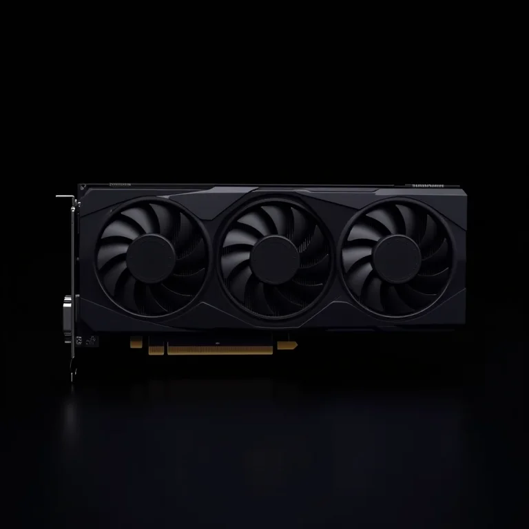 Detalhes da placa de vídeo RTX com tecnologia Ray Tracing.
