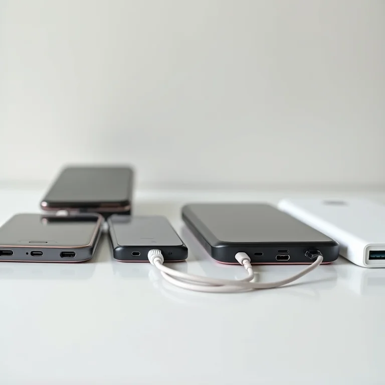 Detalhes das portas e compatibilidade de baterias externas gamer