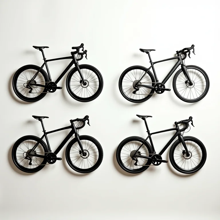 Diferentes tipos de bicicletas em close.