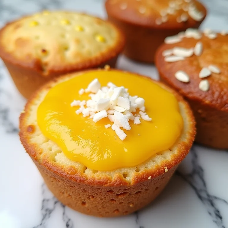 Diversas variações de bolo de milho em bancada de mármore