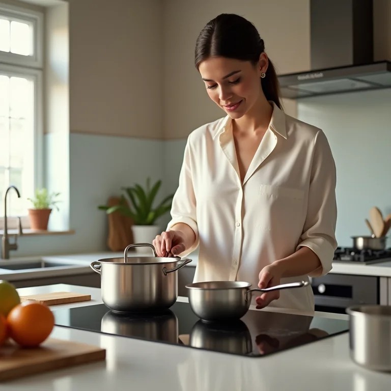 Eletrodomésticos compactos e cooktops de indução para otimizar espaço