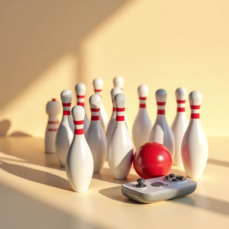 Equipamentos para jogar boliche virtual no Kinect