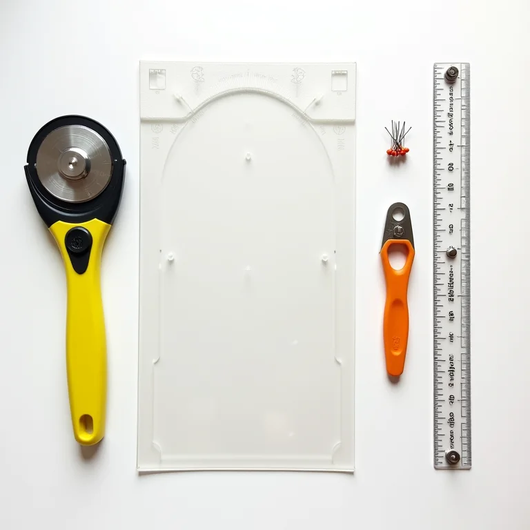 Ferramentas essenciais para patchwork.