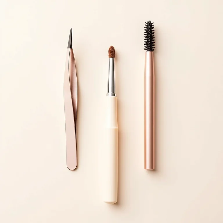 Ferramentas para design de sobrancelha em casa