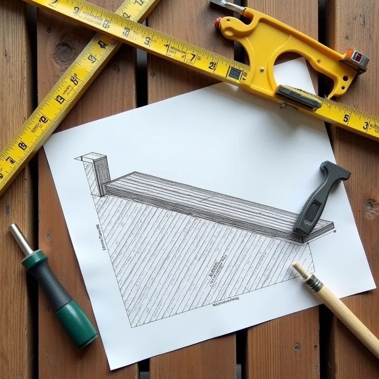 Ferramentas para garantir o escoamento da água em decks