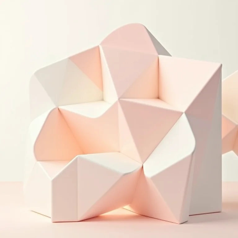 Formas geométricas abstratas representando os pilares da lógica de programação.