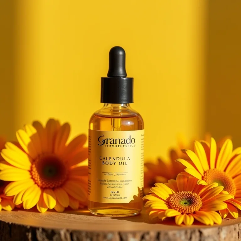 Frasco de óleo corporal Granado Terrapeutics Calêndula