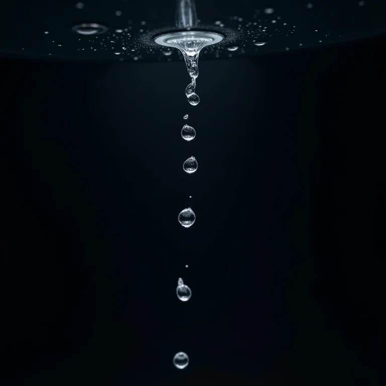 Goteiras e pingos d'água caindo do teto