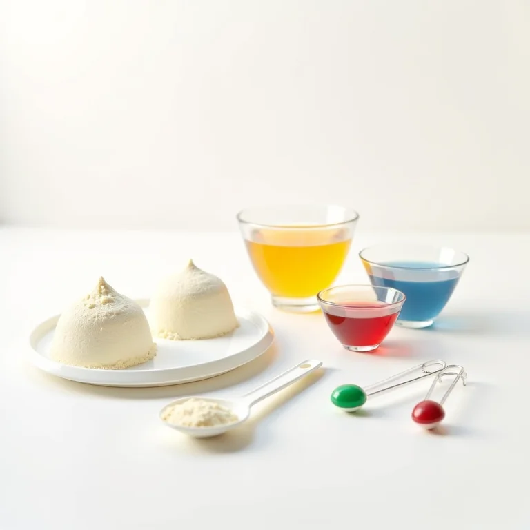 Ingredientes para gelatina colorida