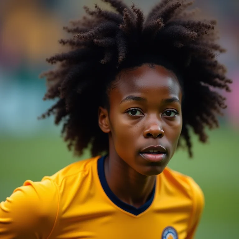 Jogadora negra de VALORANT com cabelo cacheado vestindo a camisa da LOUD