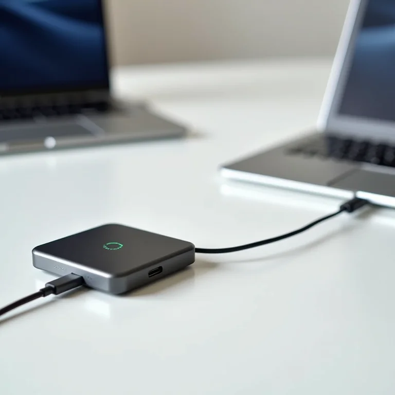 MacBook sendo carregado via Power Delivery