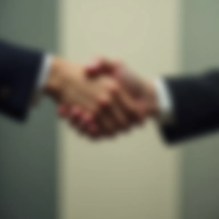 Mão impedindo outra de assinar contrato de leasing com armadilhas