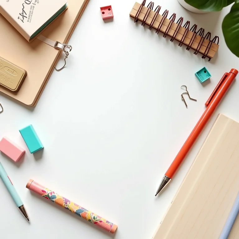 Materiais de papelaria acessíveis e de qualidade para montar sua papelaria personalizada sem gastar muito.