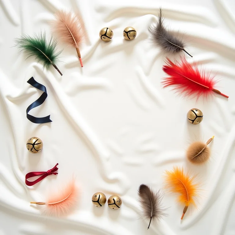 Materiais extras para brinquedos de gato