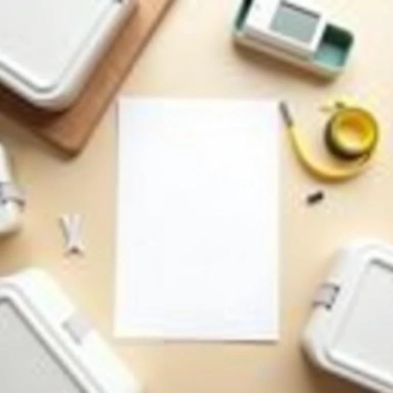 Materiais para avaliação de espaço e organização de itens de ginástica