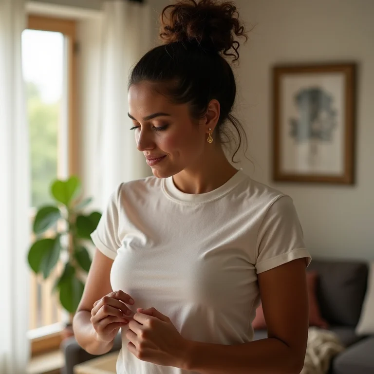 Mulher latina demonstrando dobra Ranger Roll