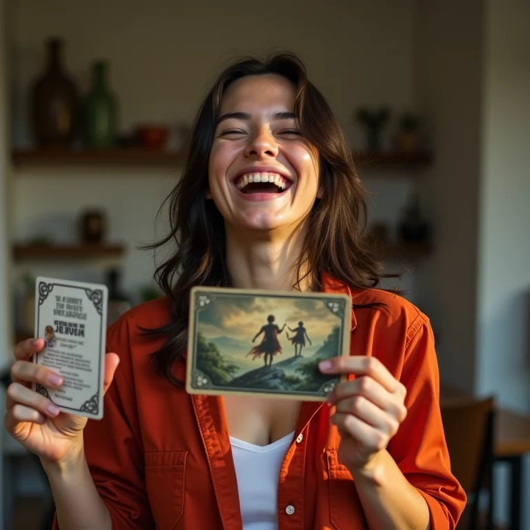 Mulher mid-size jogando Battle Spirits