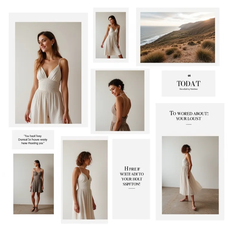 Mural de inspiração com imagens diversas representando o público-alvo.