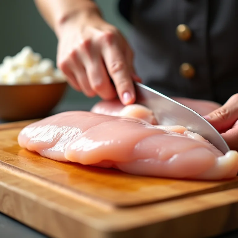 Peito de frango fresco para receita de patê de gato